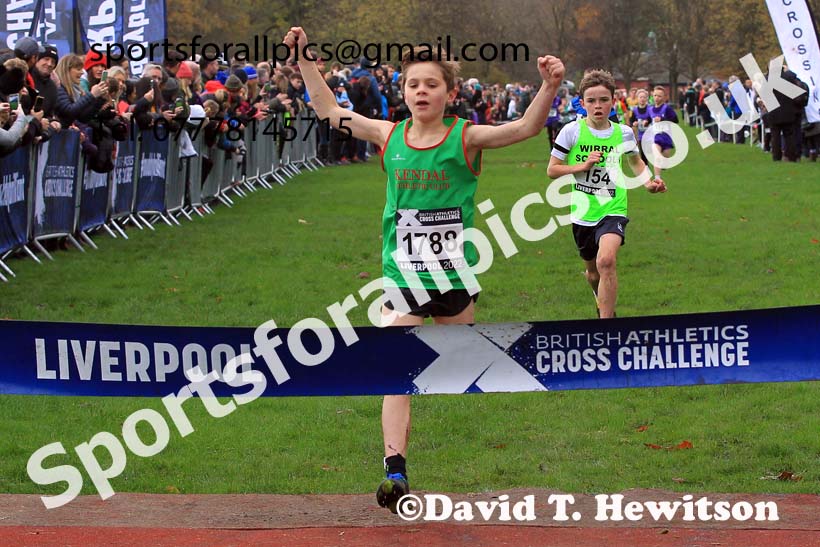Boys Under-11s, 2022 British Athletics Cross Challenge, Sefton Park, Liverpool.  Photo: David T. Hewitson/Sports for All Pics